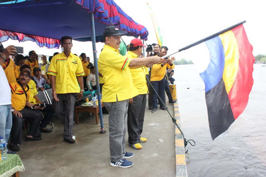 Sekda Inhil Nyatakan Lomba Sampan Selodang Warisan Budaya Yang Kaya Nilai Filosofis